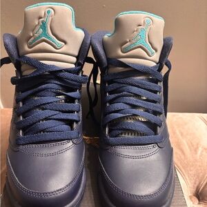 Jordan Kids' Navy and Teal Sneakers